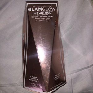 Glam Glow Bright Mud Dual Action Exfoliating Treatment Polish Smooth Even Tone